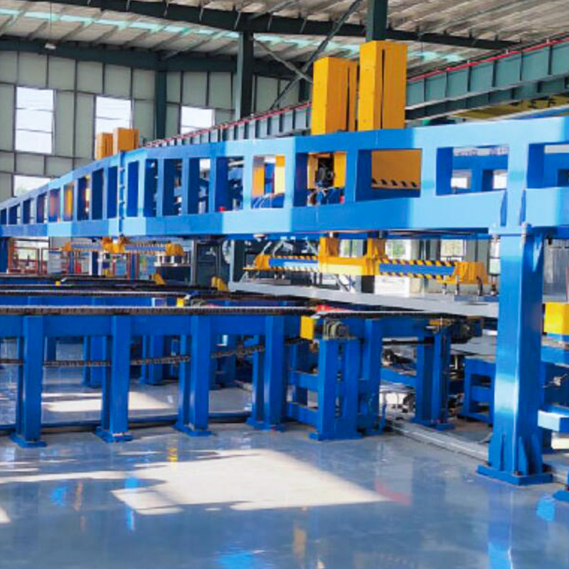 Tube Stacking At Strapping Machine